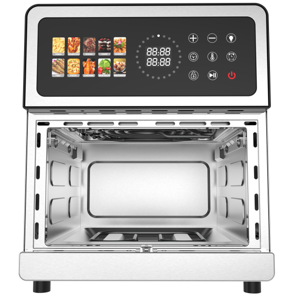 Marzotti Air Fryer 10L 1950W Stainless Steel Colorful Glass Panel - Image 3