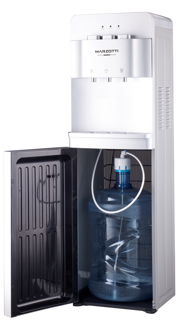 Marzotti Water Dispenser SILVER (Bottom loading)Compressor cooling Hot & Cold & Normal