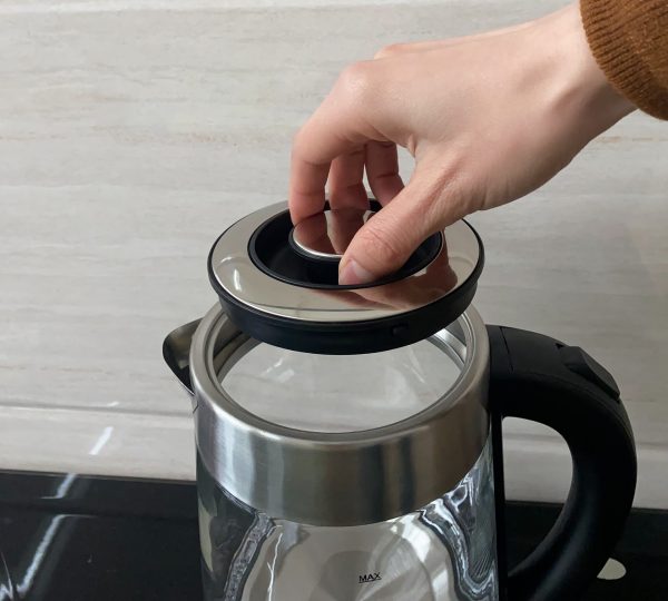 Marzotti Electric Kettle 1500W 1.8L Glass Body LED Light - Image 6