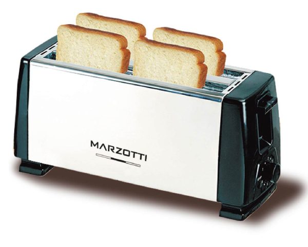 Marzotti Toaster 4 Slice Stainless Steel 1300W - Image 2