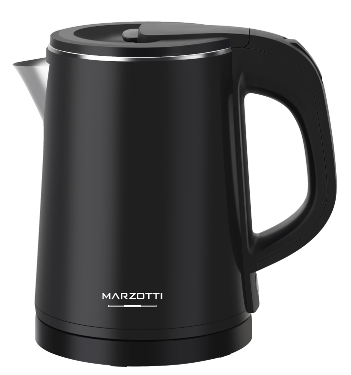 NEW Marzotti Electric Kettle 800W 0.8L 304 Stainless Steel Double Wall Cool Touch Body Cordless Jug