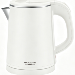 MARZOTTI Electric Kettle 800W 0.8L 304 Stainless Steel Double Wall Cool Touch Body